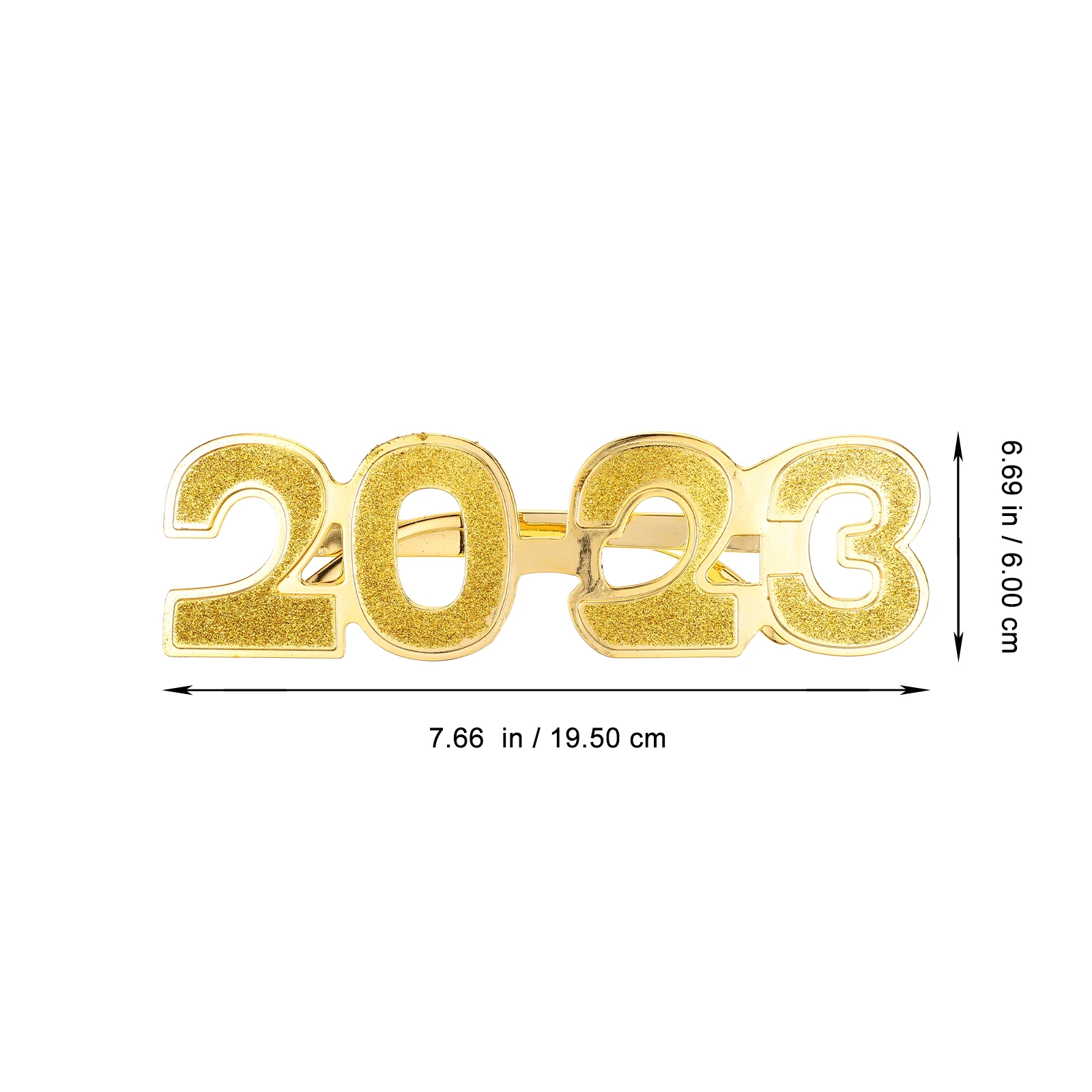 

New Year Photo Glasses 2023 Number Adults Festival Accessories Novelty Year's Eve