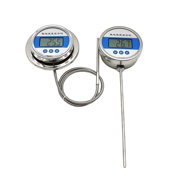 

Waterproof Stainless Steel Industrial Temperature Gauge -200-600CC On-site Display Temperature Thermometer