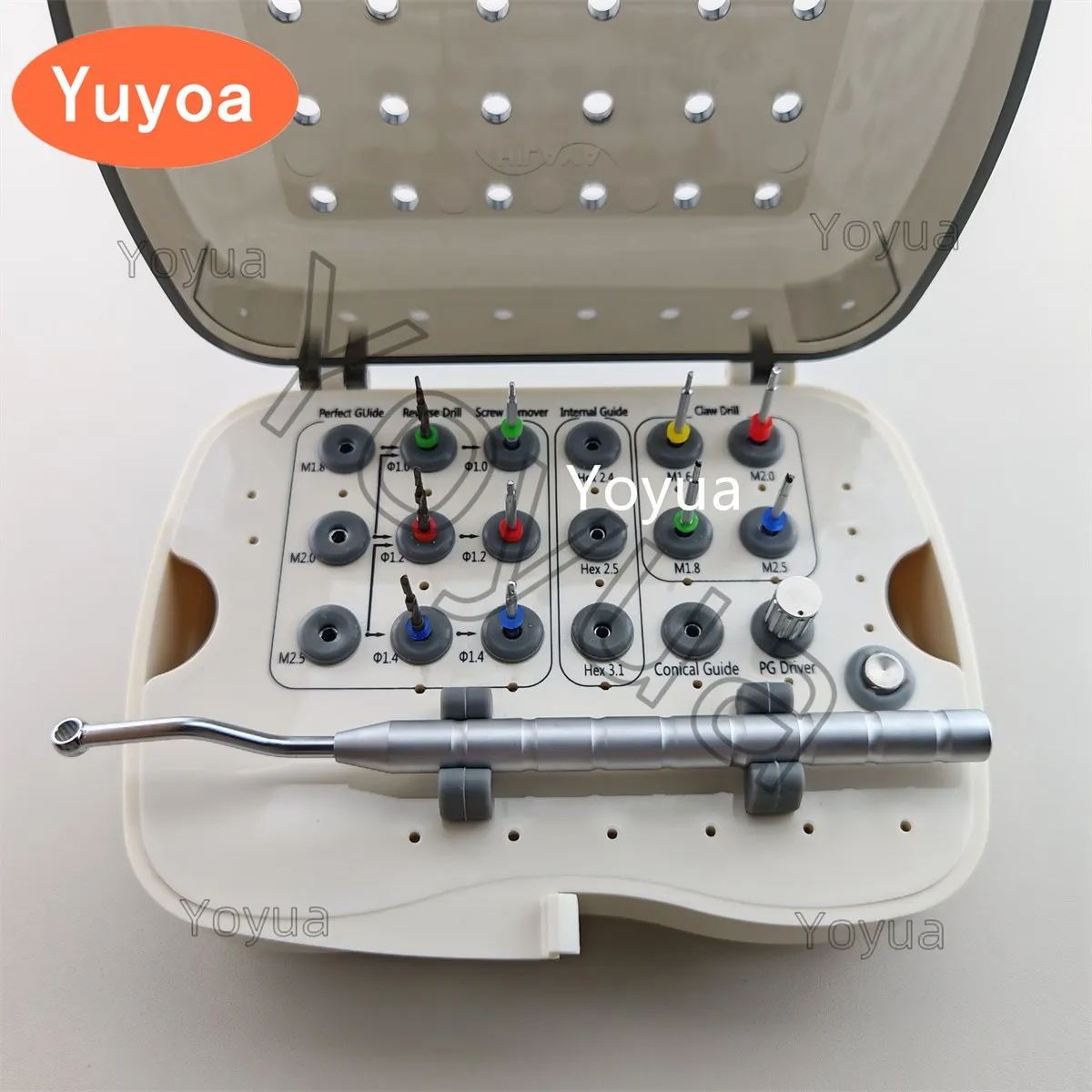 

Зубной имплантат, набор для удаления сломанных винтов, хирургический набор для удаления сломанных винтов, универсальные инструменты для стоматолога