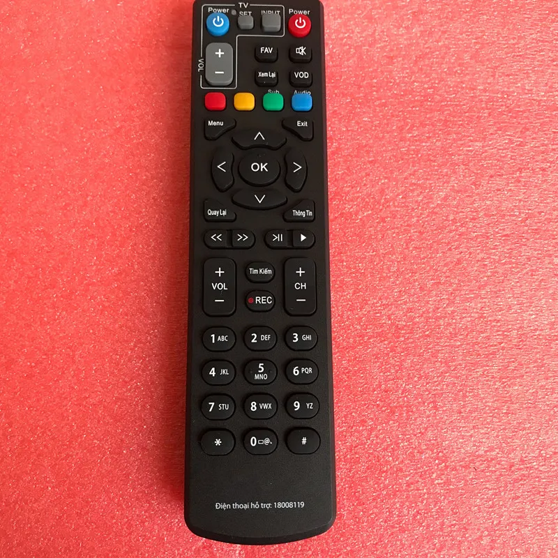 Remote control GLD-62-ZTE093 for VIETTEL set-top boxes (Vietnam market)