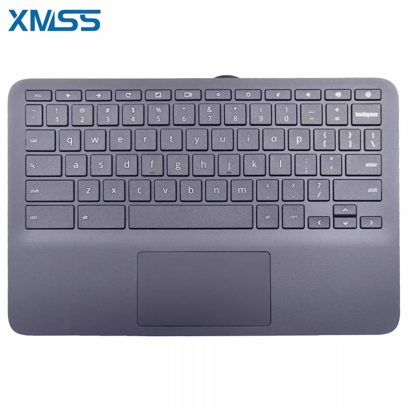 New Laptop Palmrest Upper Case with Keyboard Touchpad For HP Chromebook 11 G8 EE TPN-Q232