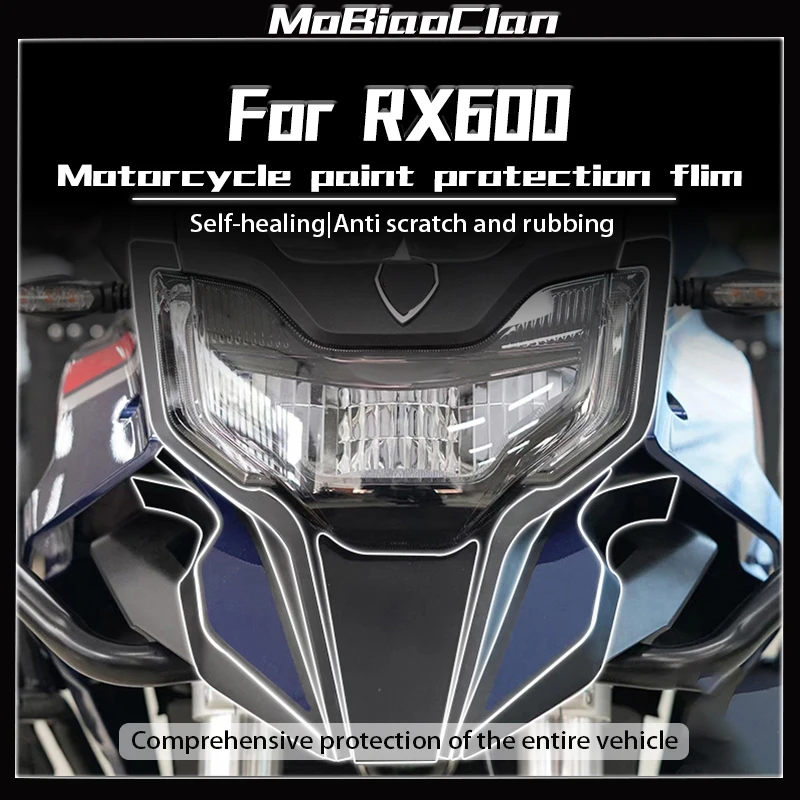 For CYCLONE RX600 Invisible Motorcycle Coat Protective Film Fuel Tank Protective Film Waterproof Modification Accessories