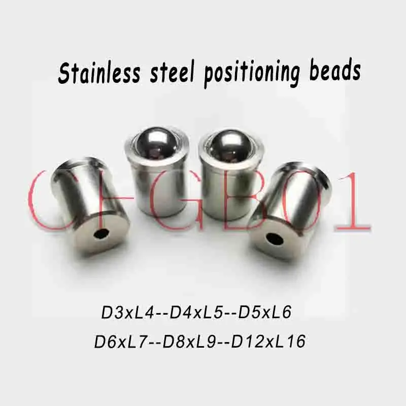 304 Stainless Steel Ball Plunger,Spring Plunger,Positioning Ball,Press-in Ball Screw Thread Size M4 to M16