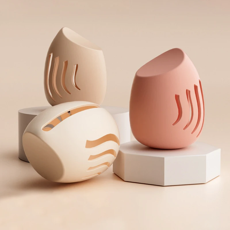 Estuche para esponja de maquillaje, soporte para esponjas, accesorios de maquillaje, soporte para cosméticos, caja vacía para esponjas coloridas, 1 ud.