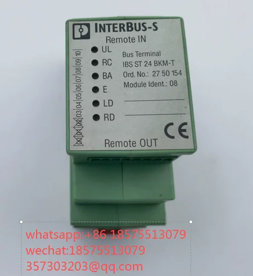 For INTERBUS-S IBSST24BKM-T 2750154 Bus Terminal Module 1 Piece
