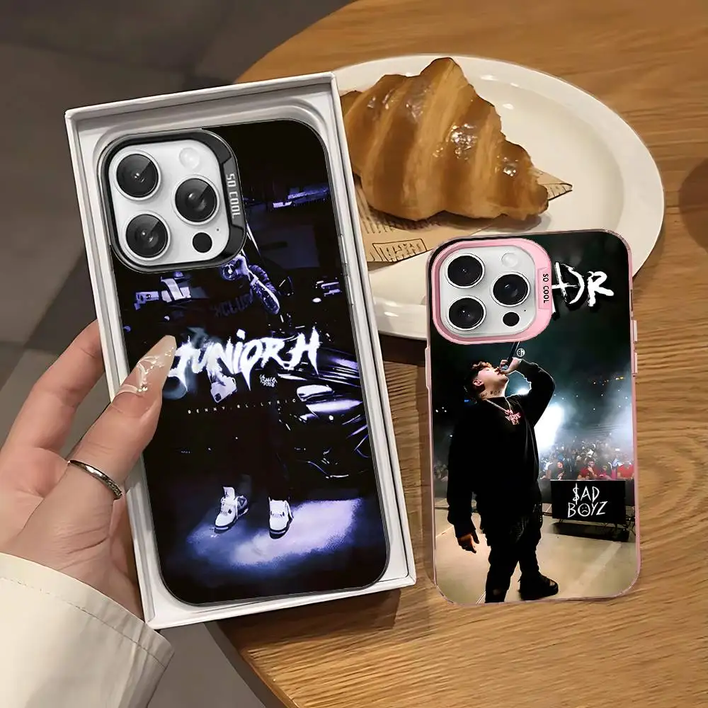 S-Singer Junior H For IPhone 17 Air Pro Max 16 15 14 13 12 11 Anti Drop Protective Color Phone Case