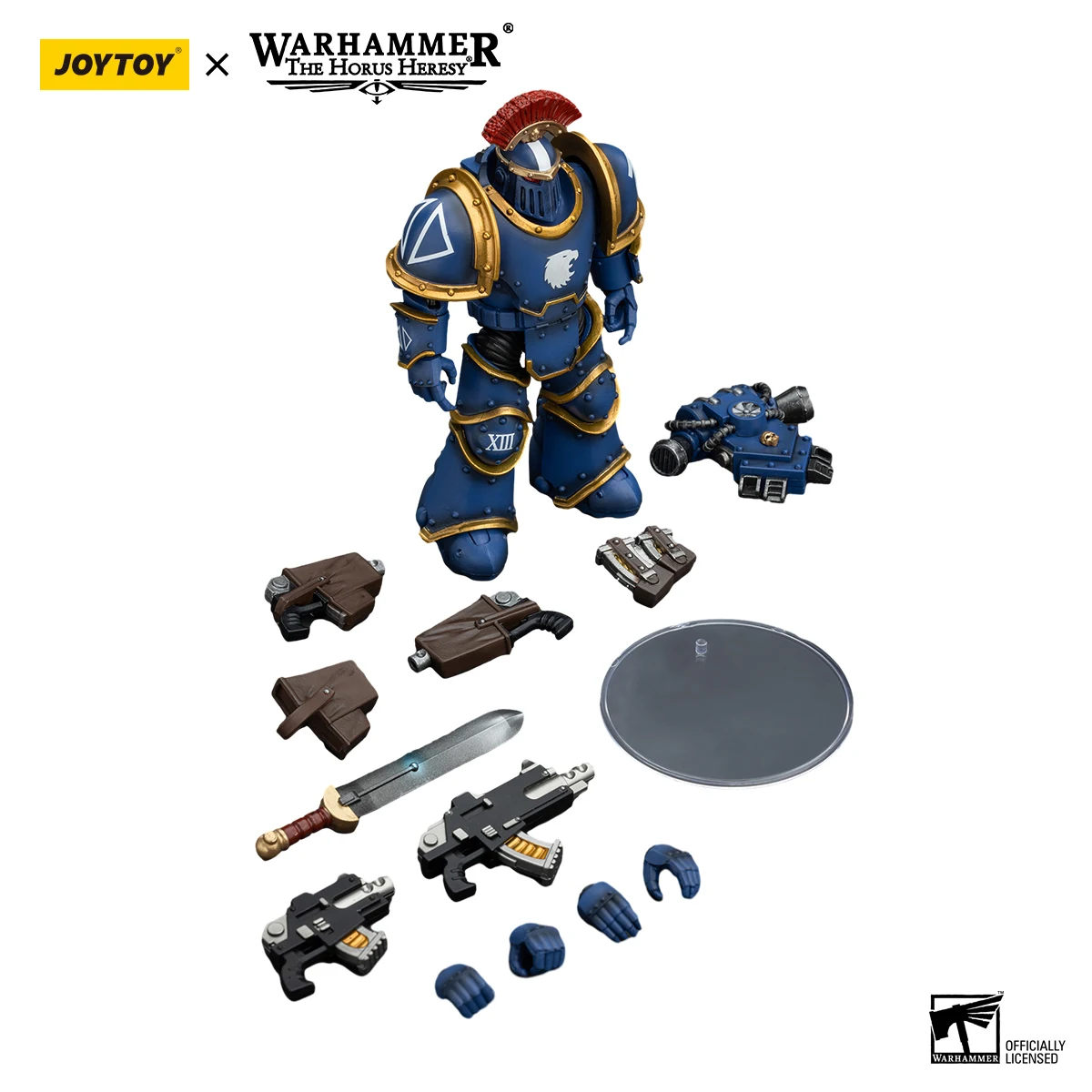 JOYTOY Warhammer 40,000 1/18 Action Figures Ultramarines Legion MKIII Tactical Squad Anime Military Model