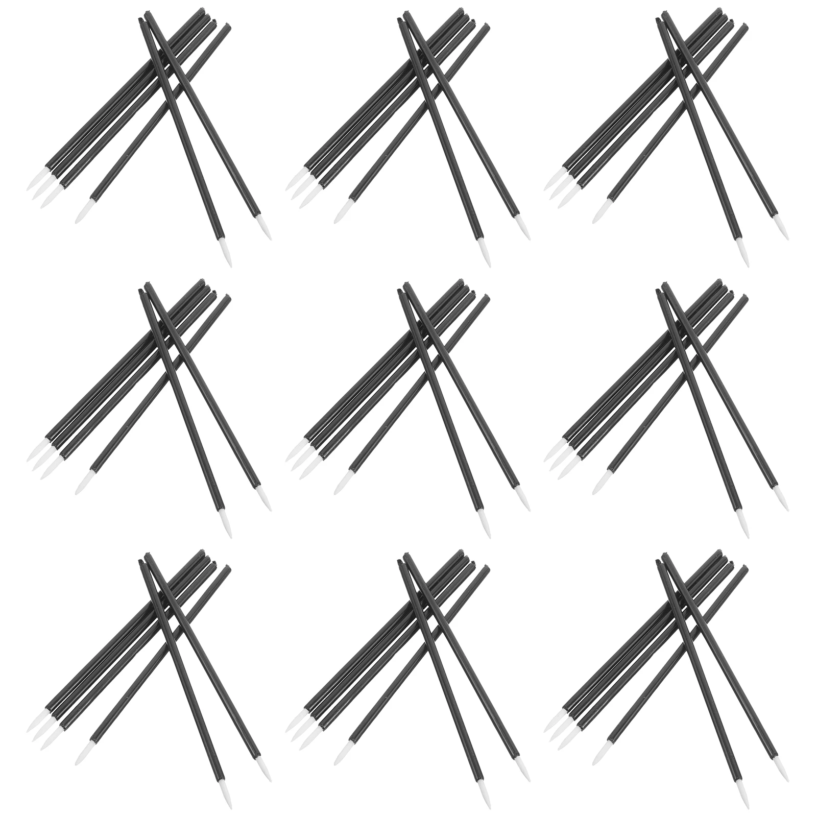 200 pçs pincel delineador manchas ferramenta de maquiagem aplicador tampa protetora portátil cerdas profissionais viagem amigável