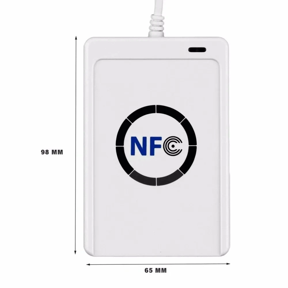 Replicatore NFC Lettore di smart card USB Scrittore Lettore di schede di controllo accessi per fotocopiatrici di carte senza contatto da 13,56 mhz