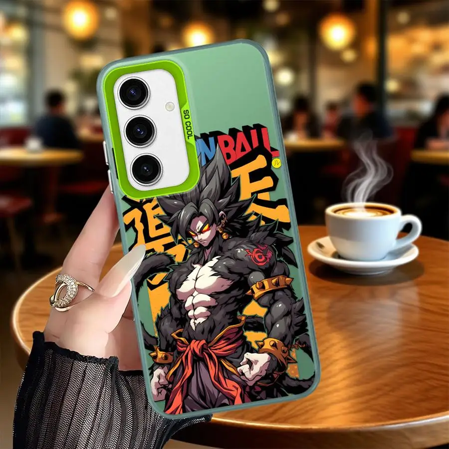 Casing Cangkang Lunak untuk Samsung Galaxy A54 A53 A55 A73 A51 A56 A26 A36 A71 A35 A52 A72 Dragon Ball Super Anime Son Goku
