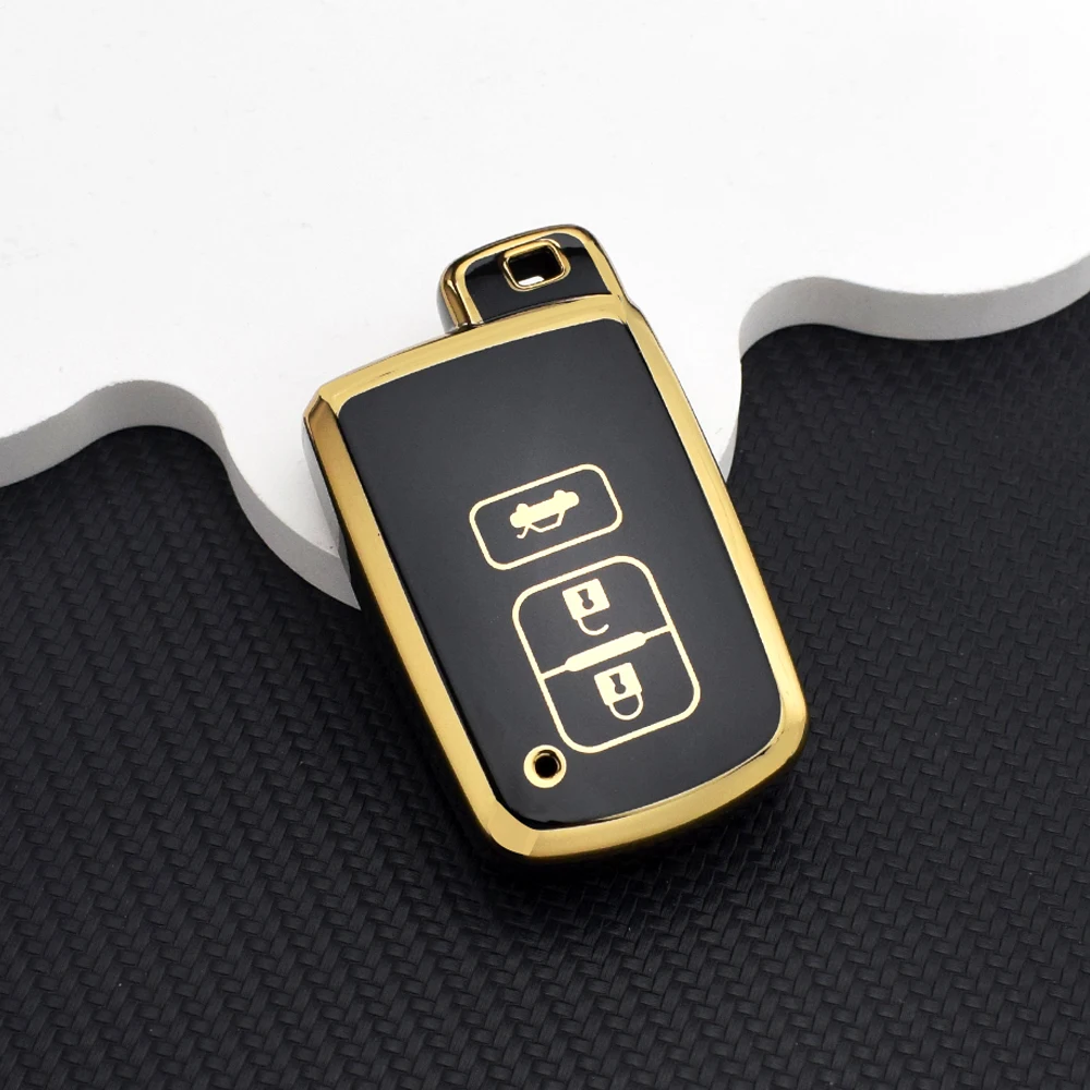 2/3/4 Buttons Anti-Scratch TPU Key Fob Cover for Toyota Camry RAV4 2012-2018 Key Holder Fit For Auris Hybrid Avalon Yaris Verso view 4
