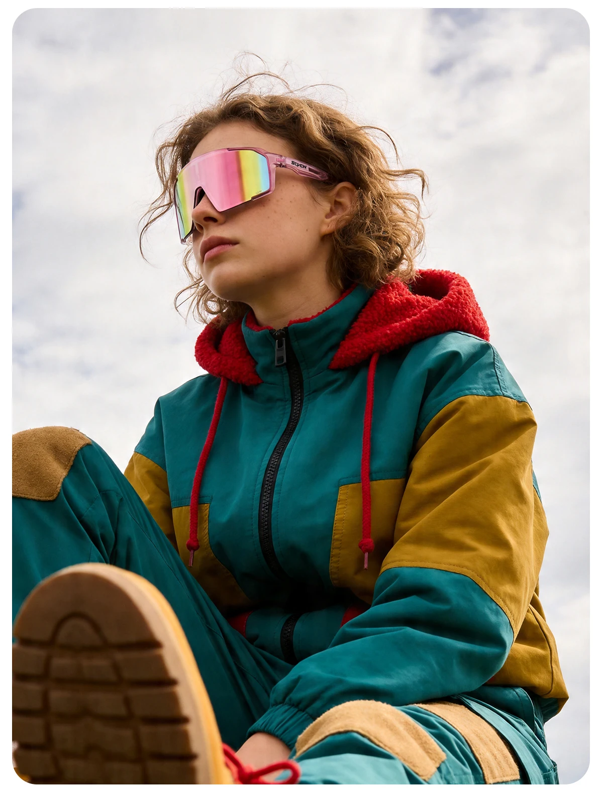 SCVCN Modische Sonnenbrille für Herren, Fahrradbrille, UV400, Damen-Fahrbrille, MTB, Fahrrad, Sportbrille, Laufsonnenbrille, Damen – Detail 21