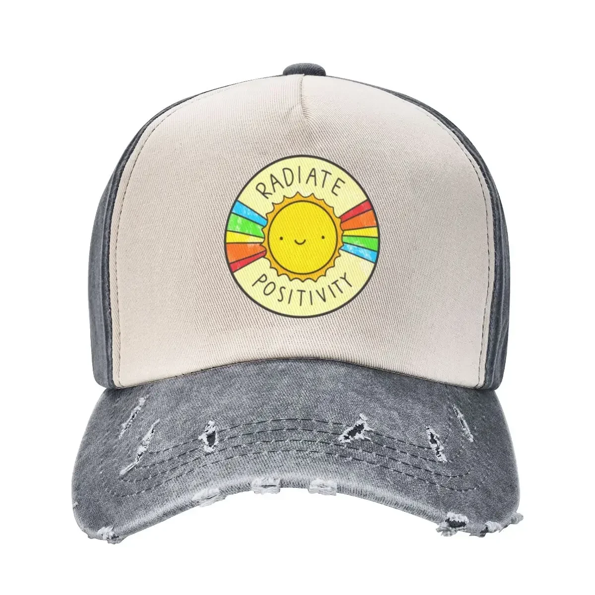 Radiate Positivity Cowboy Hat Gentleman Hat Sports Caps boonie hats Women's Hat Men's