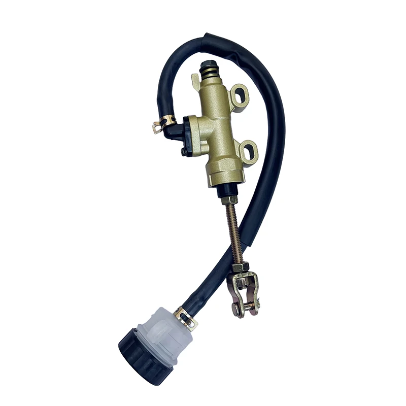 Universal Motorcycle One-line Pump Rear Brake Pump Foot Hydraulic Master Oil Cylinder Refit image 3