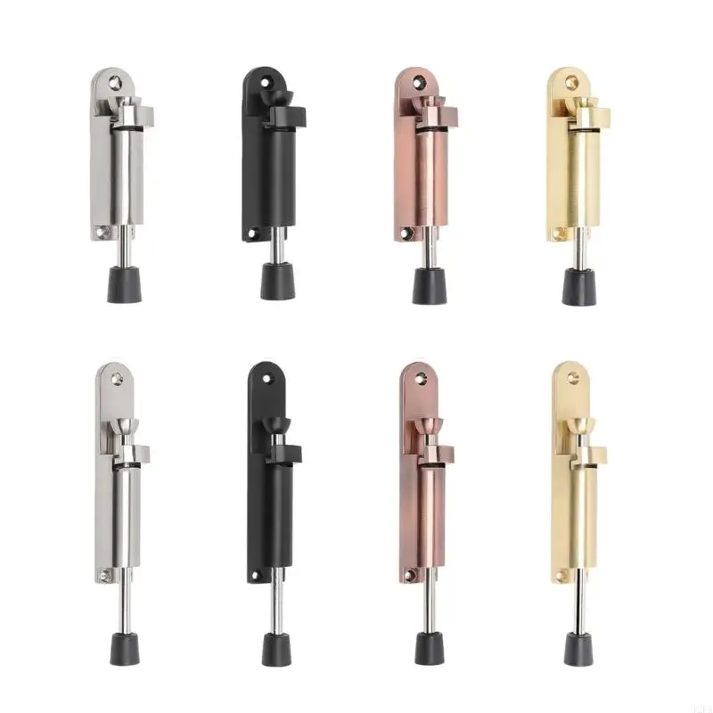 

No Drill Stainless Steel Foot Pedal Door Stoppers Suitable for Easy Operation Safety Families Businesses Home Office Use