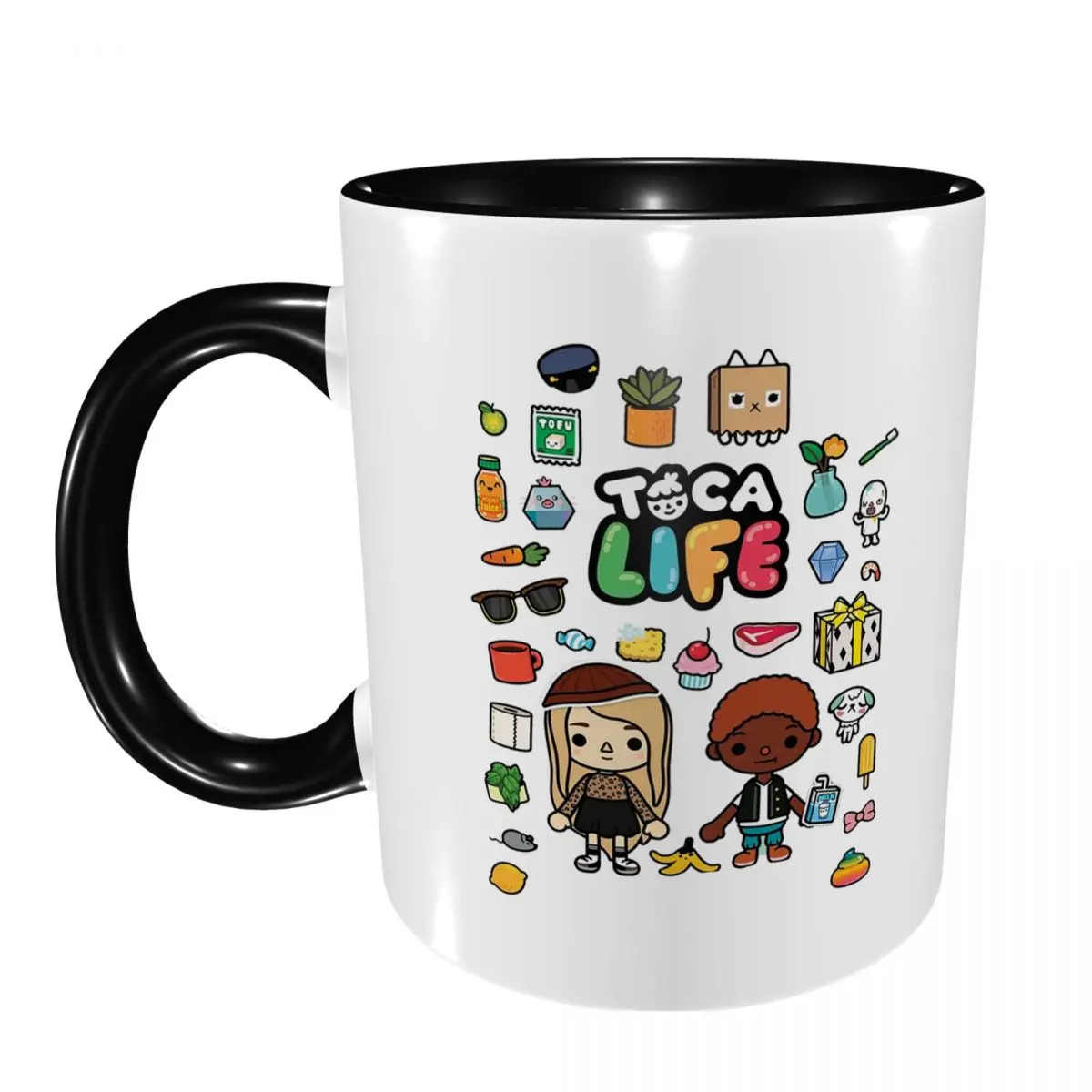 

Toca Boca Mug Funny Ceramic Coffee Cups Tea Mugs Milk Cup Drinkware Gifts for Woman Man