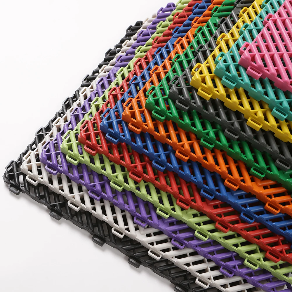 

New Fashion Low Price Customization Dye Sublimation garage floor tile for garage plastic flooring Manufacturer in China