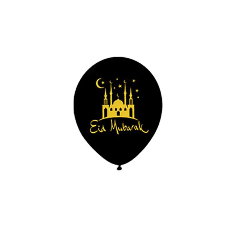 20pcs Eid Mubarak Balloon Ramadan Decoration Kareem Party Balloon Decoration Aid Mubarak Muslim Islamic Festival Party Globos