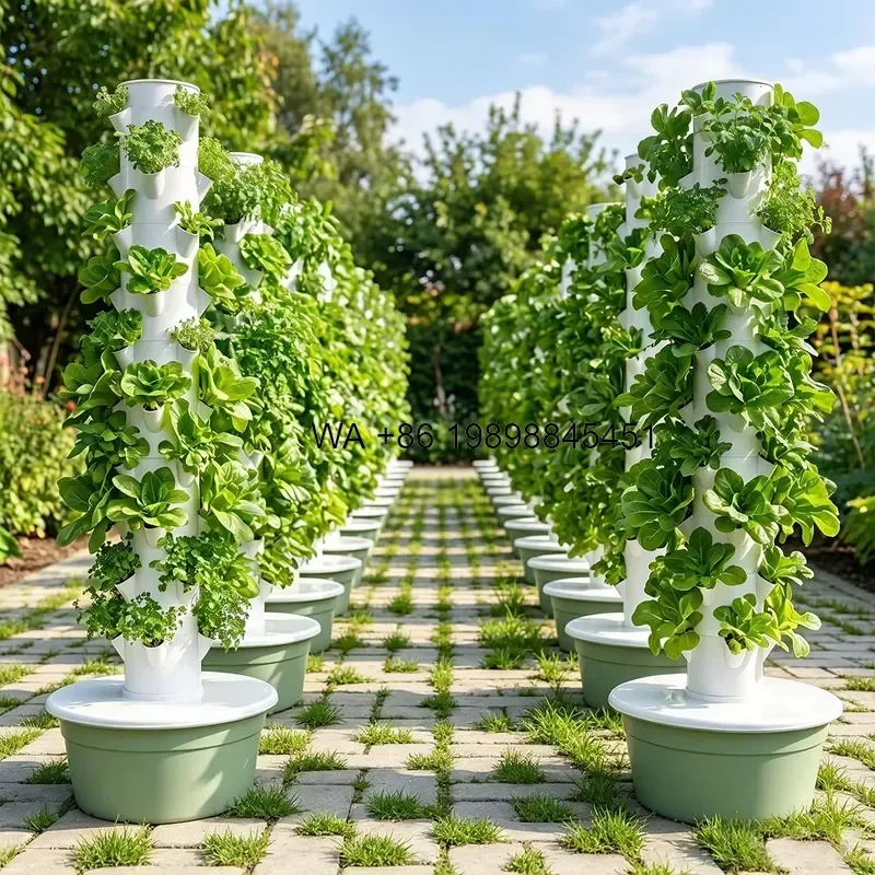 Wmwmnu Commercial Wholesale Vertical Farming Hydroponics Growing System Multi Layer Vertical Hydroponic Tower