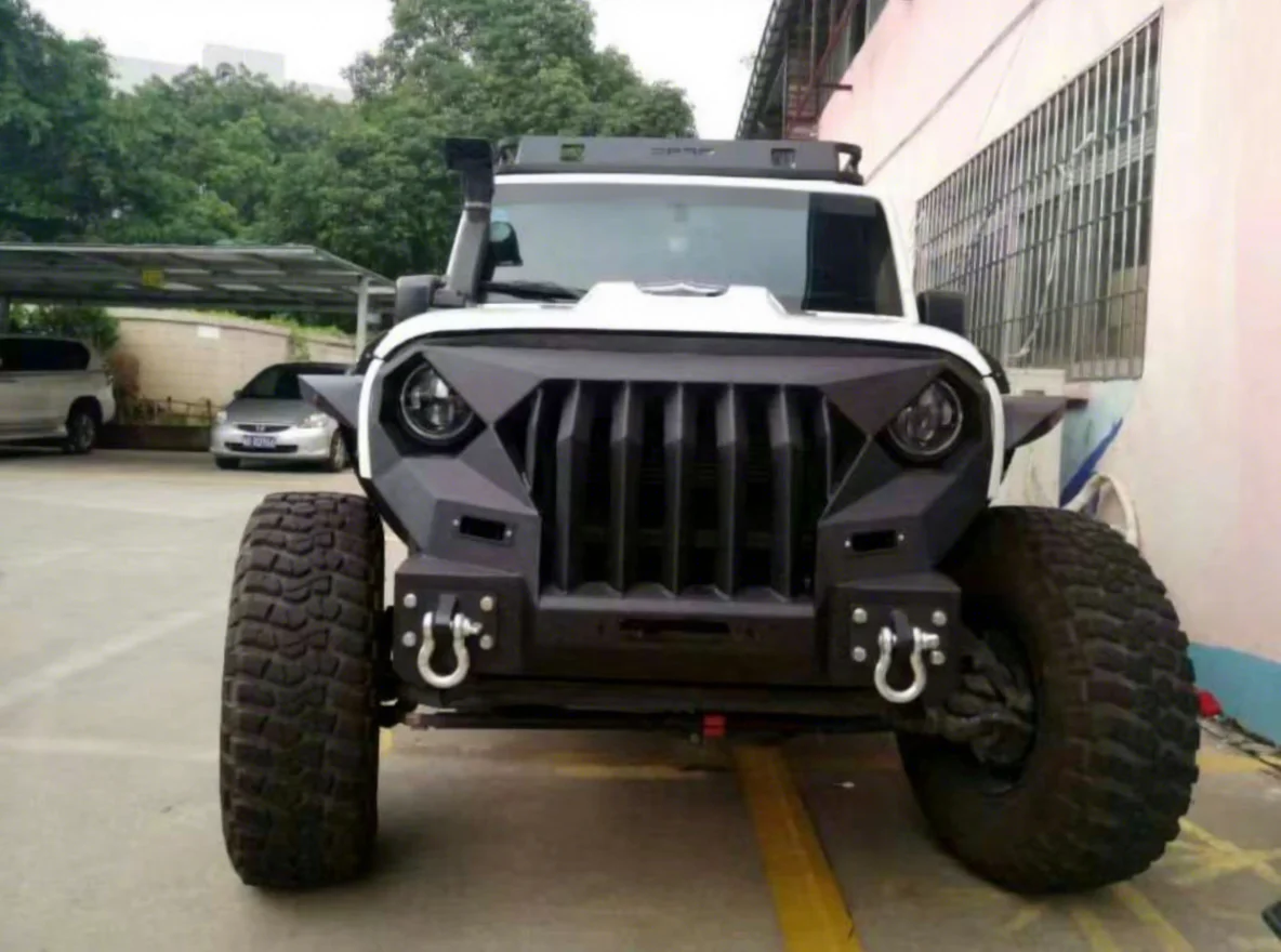 2007-2017 4x4 Auto Accessories Grille with Short Bumper for JEEP WRANGLER JK/JL/JT 5