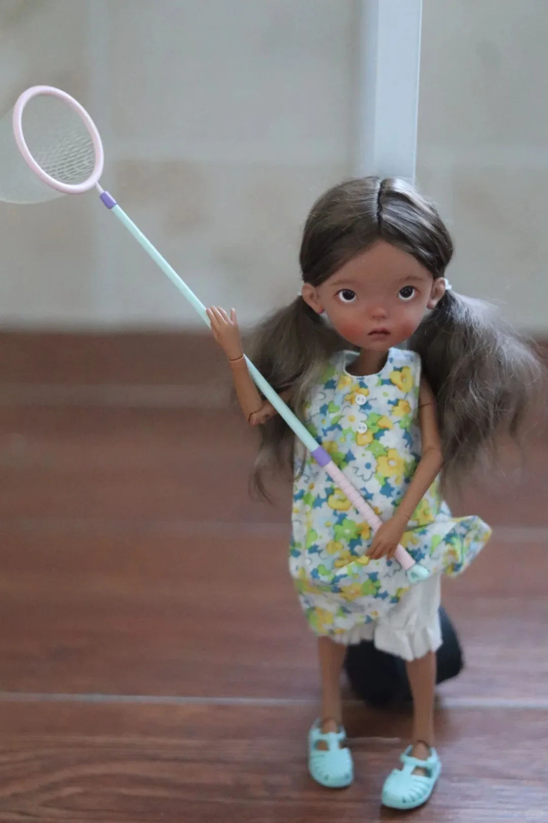 Prezent urodzinowy dla dziewczynki DIY, makijaż do samodzielnego wykonania, nowa żywica, dziewczyna z 3 językami, wymienne, lalka BJD 1/6 SD, model zabawki Nuonuo, humanoid, uroczy