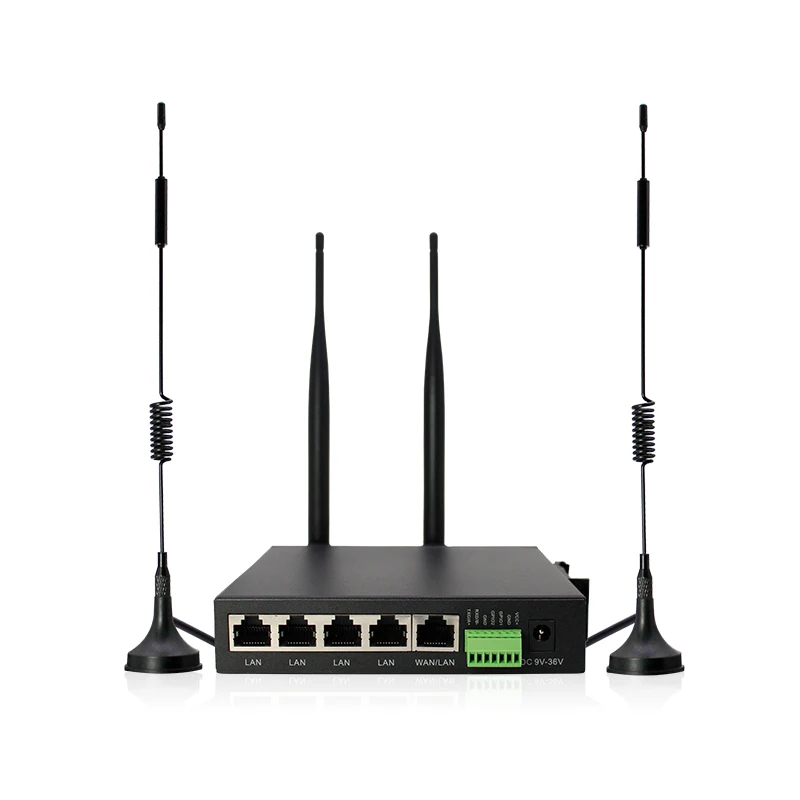 برنامج إنجليزي قابل للتخصيص 300 ميجابت في الثانية جدار الحماية الصناعي Vpn أجهزة التوجيه 4G Lte مودم واي فاي لاسلكي جهاز توجيه 4G صناعي