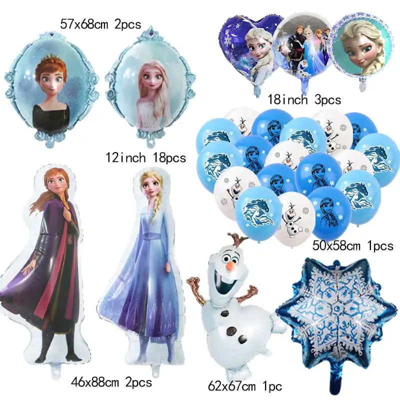 

Diseny Elsa Birthday Party Supplies Wedding Decor Home Garden Frozen Ballon Magic Girl Baby Shower Decortion Boy Kid Faovr Toy