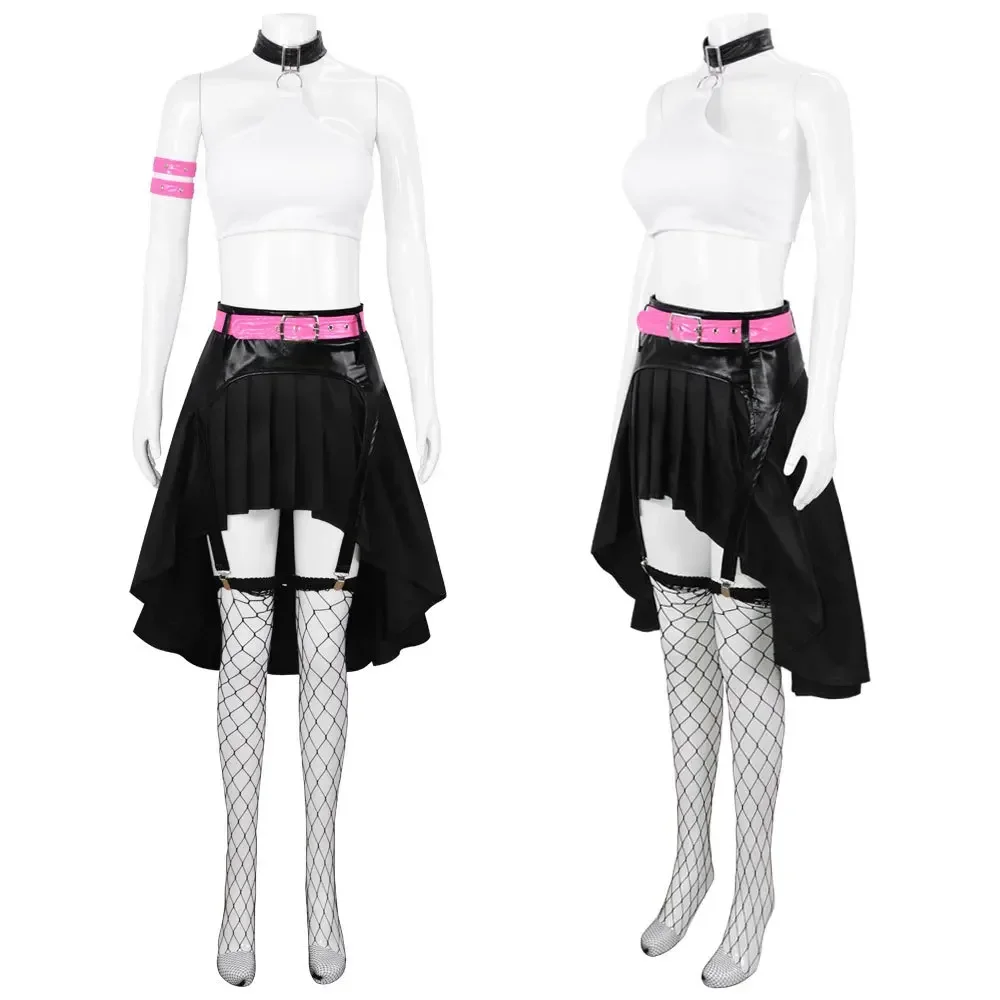 Anime Film Film Rouge One Piece Nami Disfraces de cosplay, Haut, Jupe, Ceinture Trempé, Femme, Uniforme sexy Trempé, ixd'Halloween