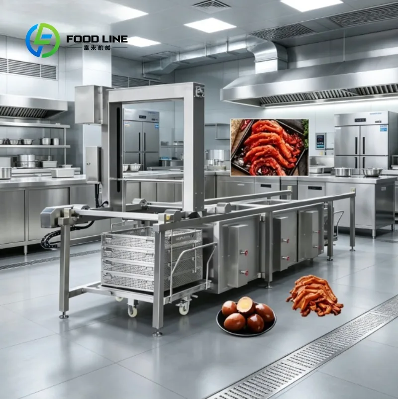 Commercial Stainless Steel  Braising Cooker with Smart Control System, Large Capacity Equipment for Batch Cooking Ham, Meat