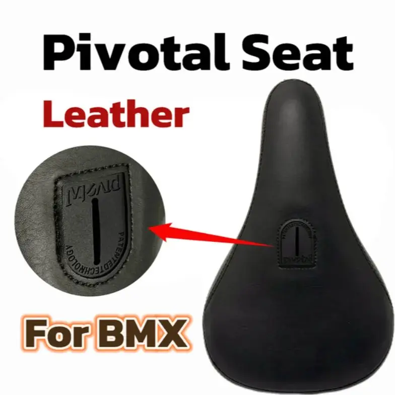 

Ultralight Hollow Seat Comfortable Leather bmx bike pivotal seat post Mountain Road Bike Soft Cushion Saddle Lightweight
