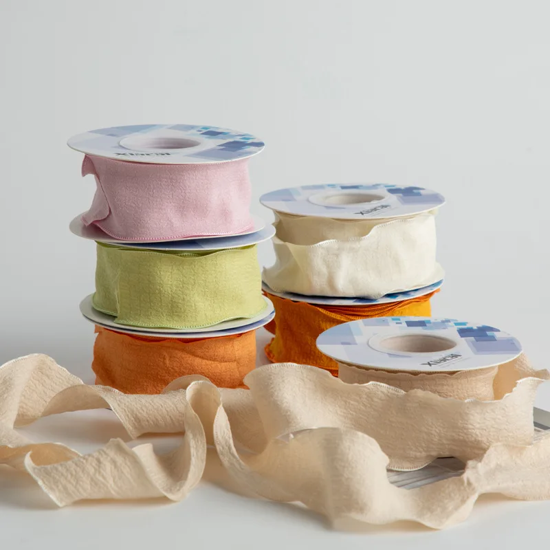 

Аксессуары для волос с бантиком своими руками, товары для домашних животных, сувениры, торты, цветы и ленты с микроэластичными плиссированными и универсальными лентами