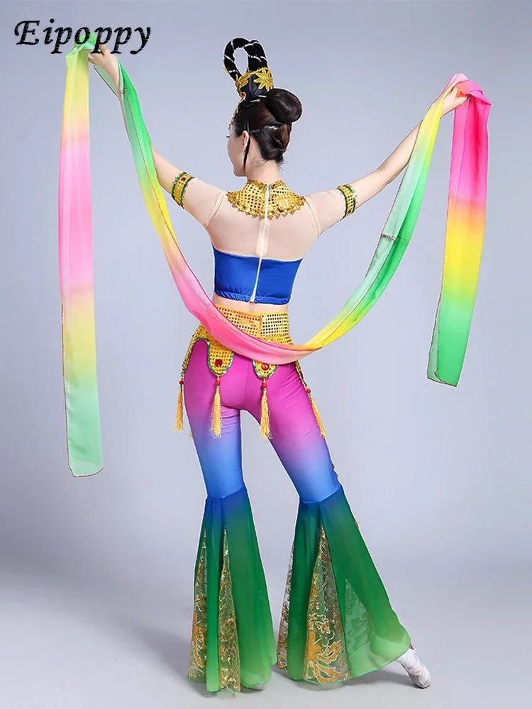 大人のダンジョングドレス、大天使の月のパフォーマンスの衣装、エレガントなクラシックダンスウェア