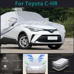 For Toyota C-HR 210T Full Car Covers Outdoor Sun uv protection Dust Rain Snow Protective Anti-hail car cover Auto car cover