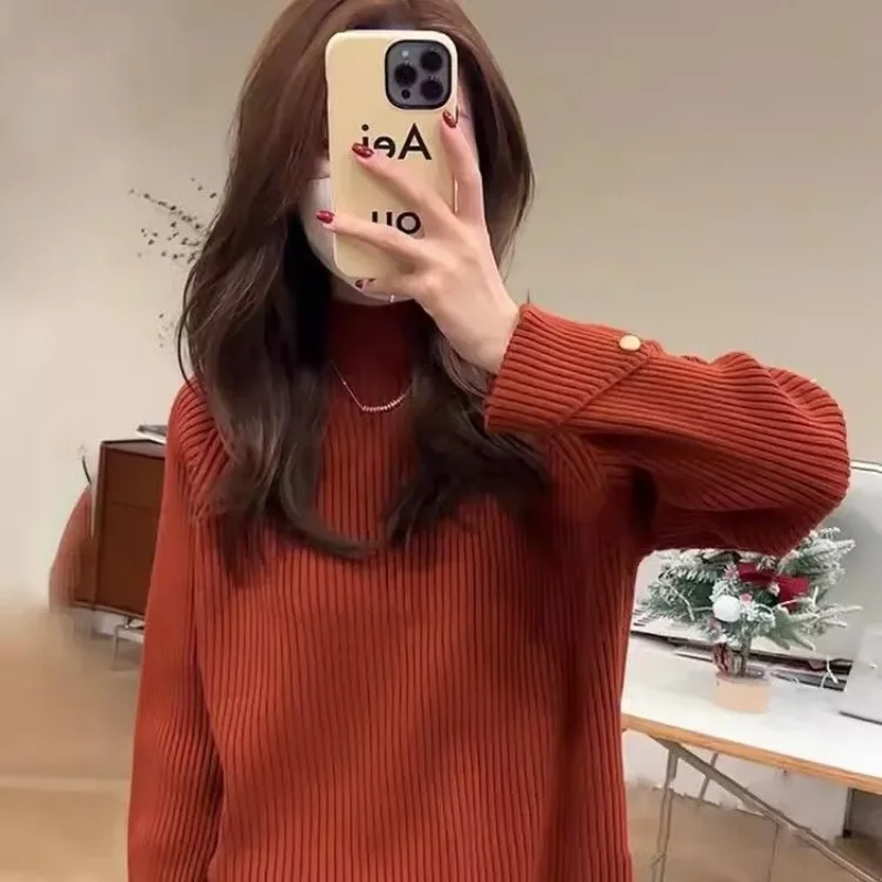 

Женский свободный и ленивый узкий базовый топ с длинными рукавами