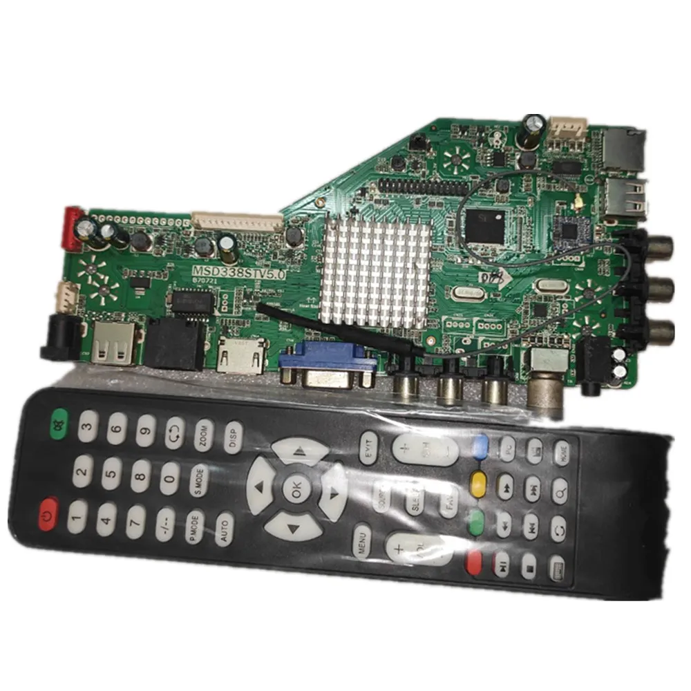 MSD338STV5.0 LCD TV driver board motherboard is compatible with all kinds of LCD dual core 512m+4g memory WiFi