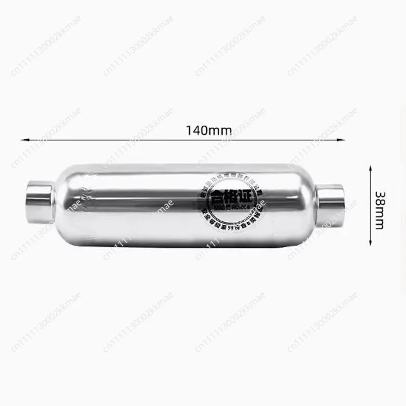 304 stainless steel gas tank small vacuum buffer pressure tank 0.1L 1/4G inlet load maximum 1.25MPA