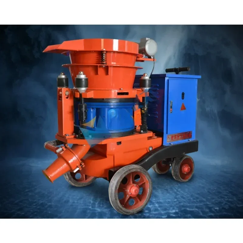 Concrete cement mortar dry spraying machine pneumatic mining explosion proof wet spraying machine