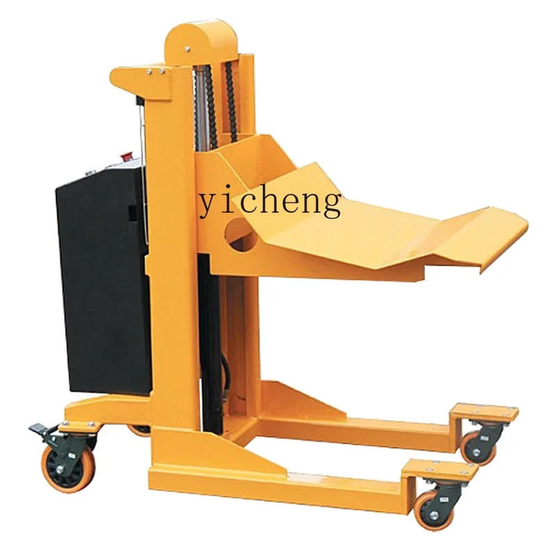 ZC stacker roll material discharge rack circular material hydraulic loading and unloading truck