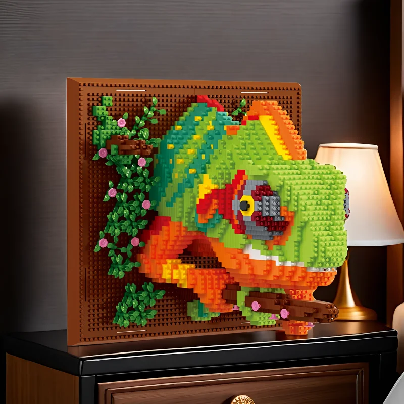 DIY Stereoscopic Painting Buil - Model Kit Lizard recension och pris