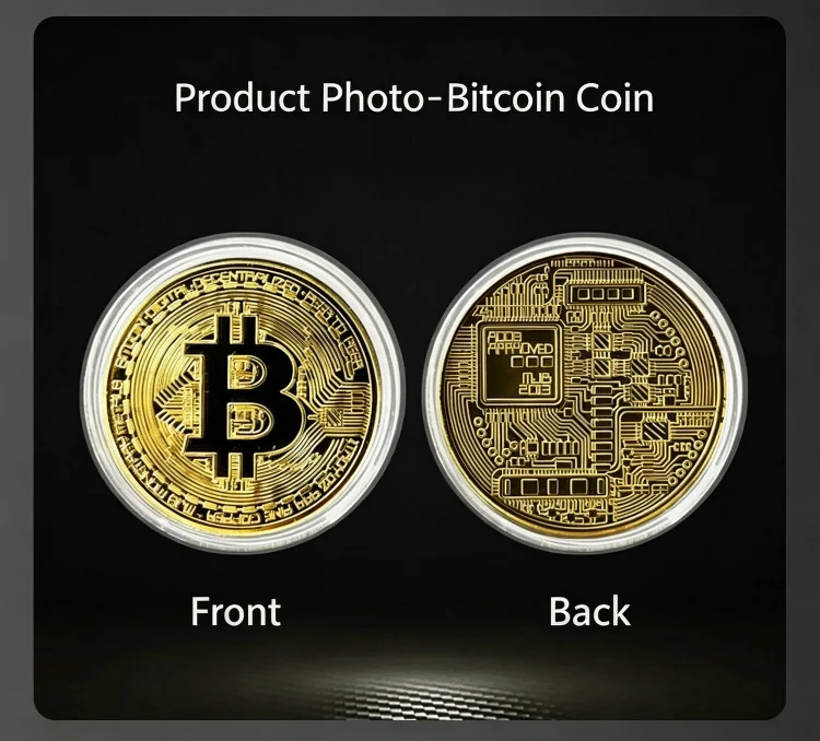 Virtuelle Währung BTC Bitcoin Weltwährung Münze Gedenkmünze Ethereum Dogecoin Sammlerstück Kreatives Geschenk – Detail 3
