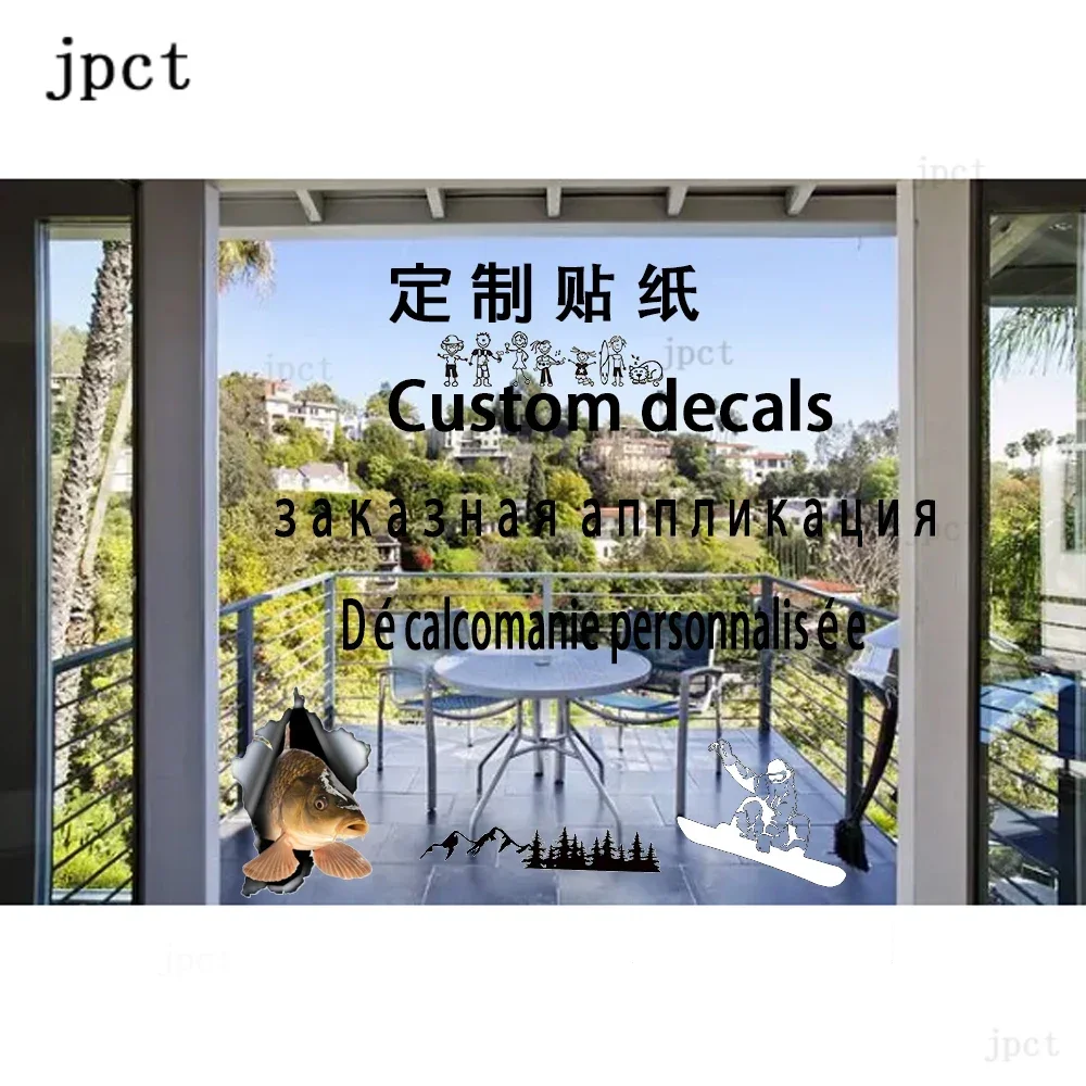 

Jpct customized decals, customized car stickers, large stickers, waterproof and sunscreen, huge stickers, customizable