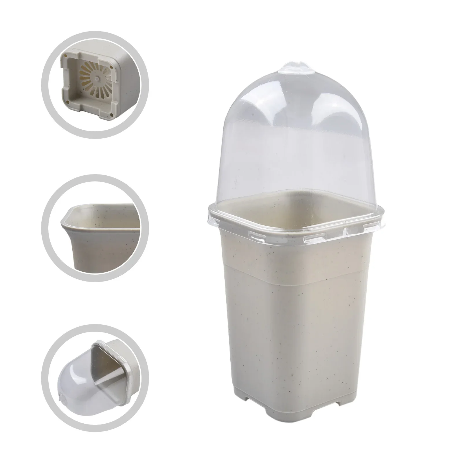 

Кашпо для растений для дома и улицы с крышкой, эффективная циркуляция воздуха, для садоводства, примерно 150*120*250 мм, для использования на улице