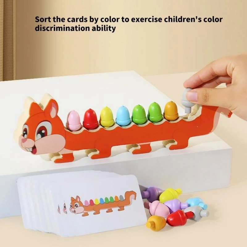 Couleur en bois correspondant à puzzle Jouet éducatif pour les enfants