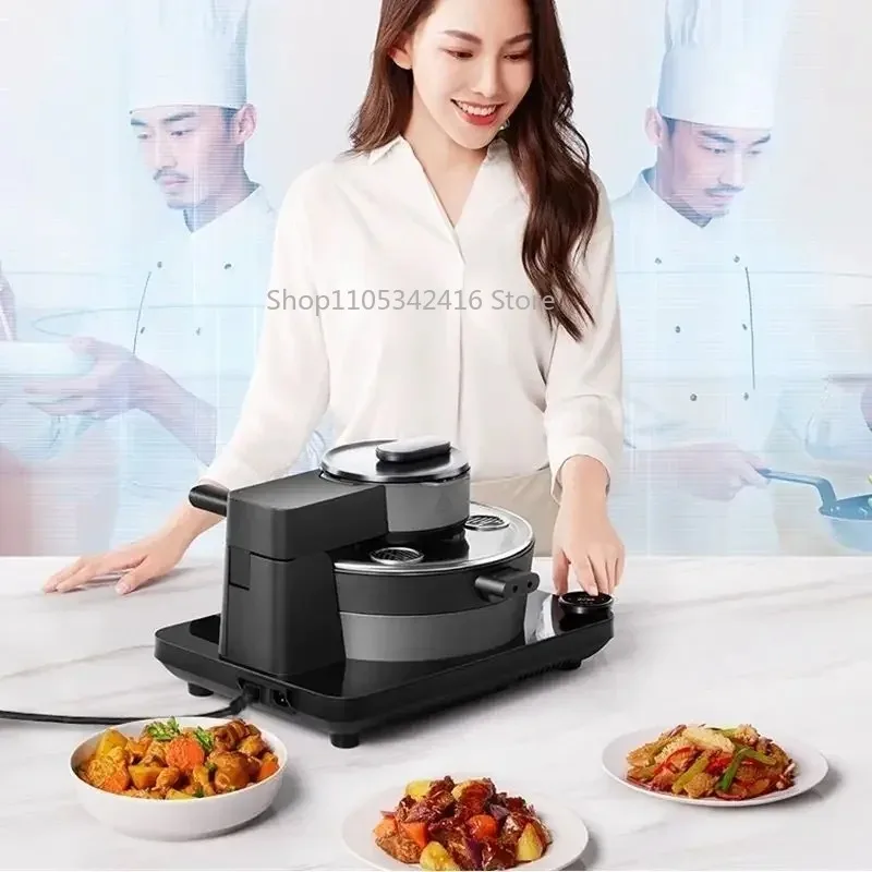 Smart Multifunctional Cooking Pot, Large Capacity Automatic Stir-Fry & Hot Pot Maker for Home Kitchen Daily Use