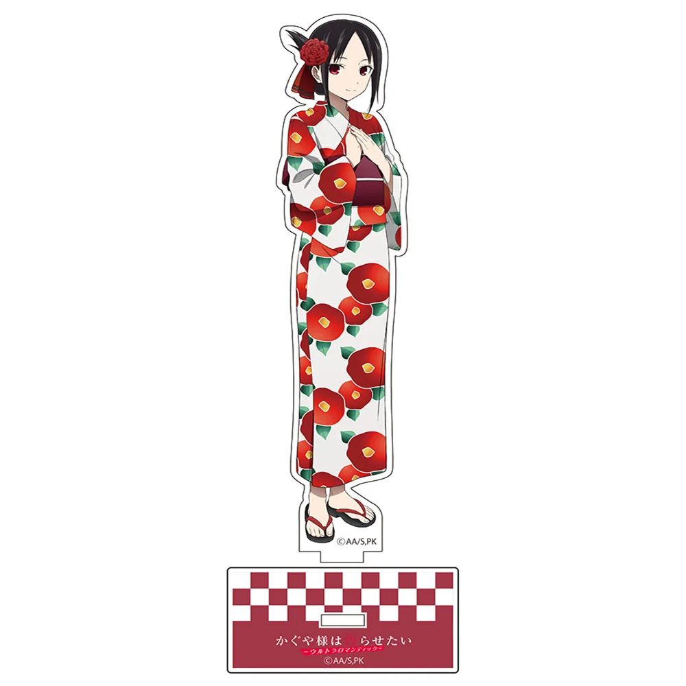 15CM Charm Anime Kaguya-sama: Love Is War Acrylic Stand Model Cosplay Characters Ornament Accessories Goods Collection Gifts