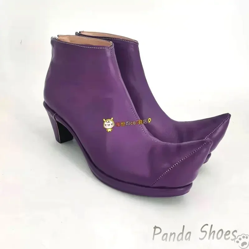 أحذية Genshinimpact Fatui التأثيرية لعبة الرسوم المتحركة الهزلية أحذية تنكرية Fatui أزياء تنكرية أحذية الدعامة لحفلات الهالوين #3