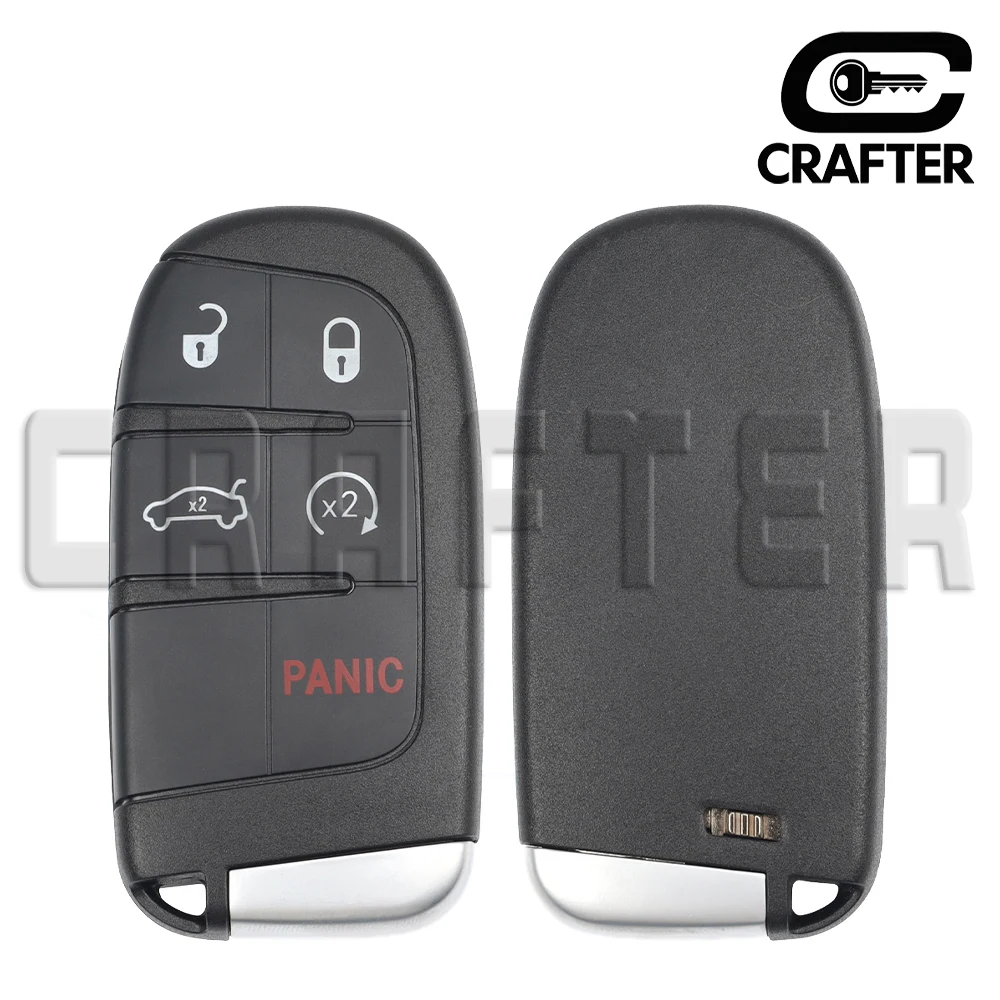 Key Crafters M3N-40821302 ID 46 CHIP 433MHz PCF7953A Smart Card Key For Jeep Grand Cherokee Dodge Charger Journey Chrysler 300