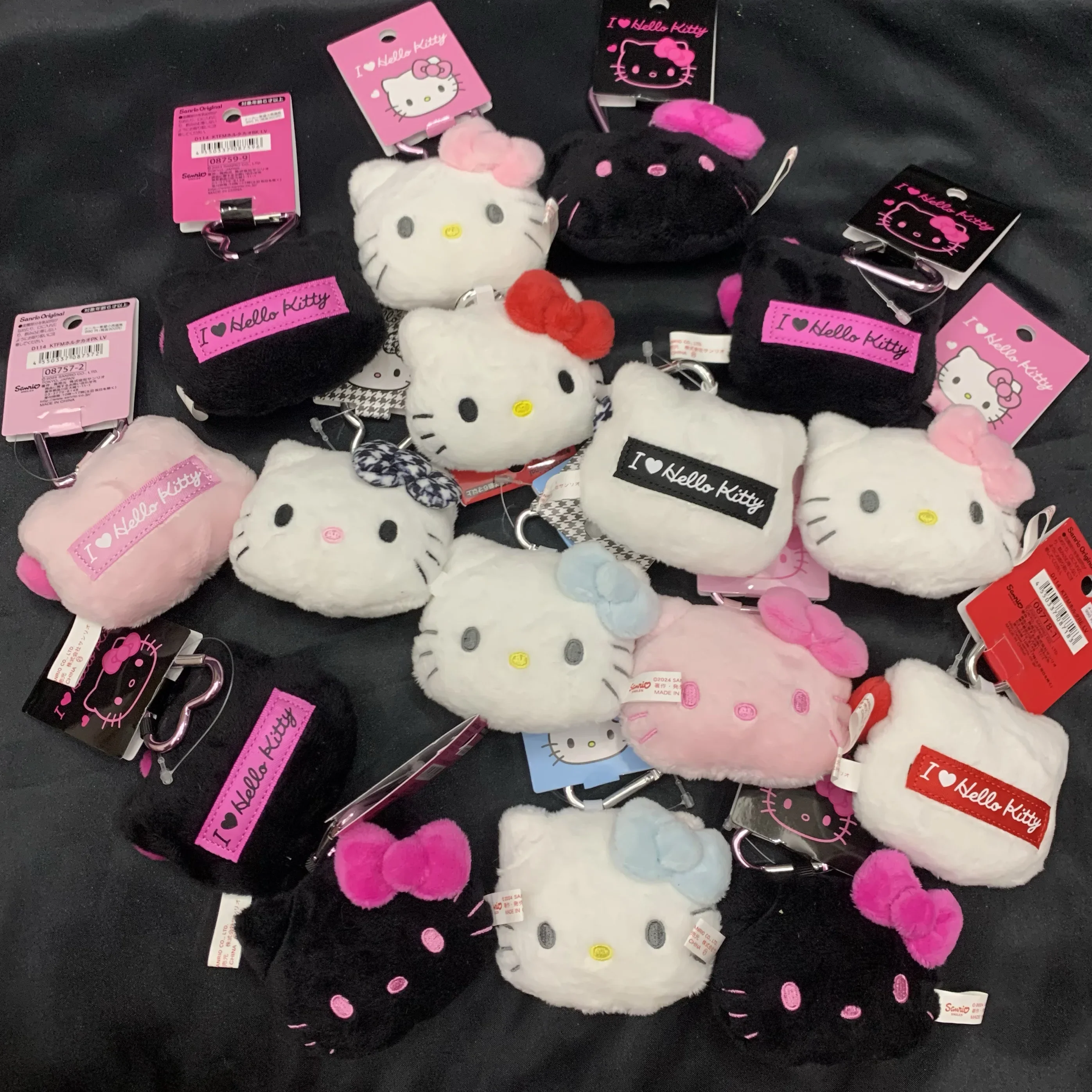 

HelloKitty кошачья голова сумка очаровательный брелок милый мультяшный брелок для ключей с лицом для женщин девочек кошелек рюкзак украшение подарочный аксессуар
