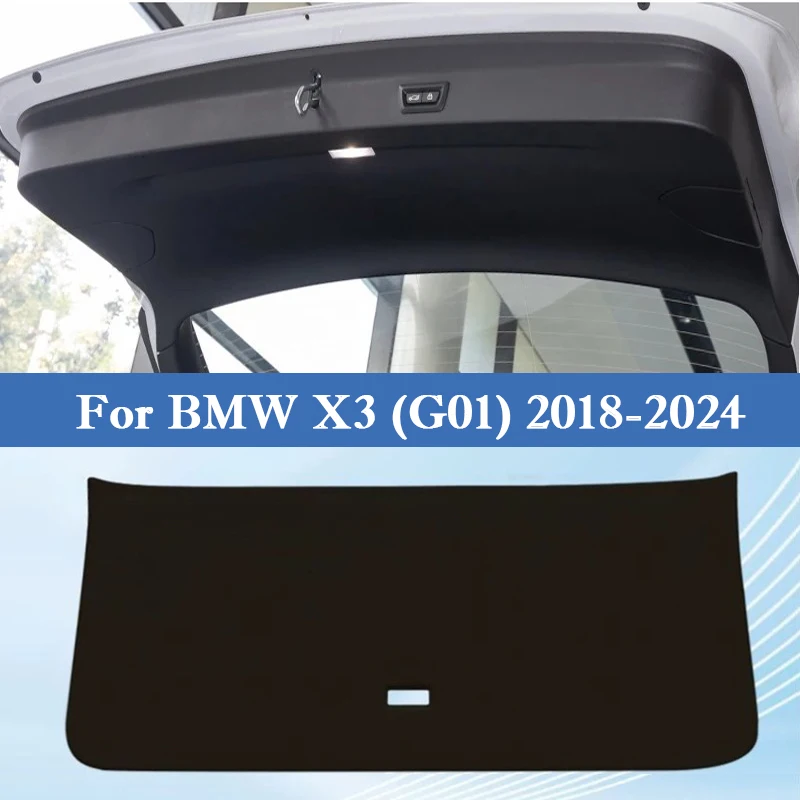 

Для BMW X3 G01 2018-2024 кожаная защитная накладка на дверь багажника автомобиля, защита от ударов, багажник, защита от царапин, аксессуары для интерьера