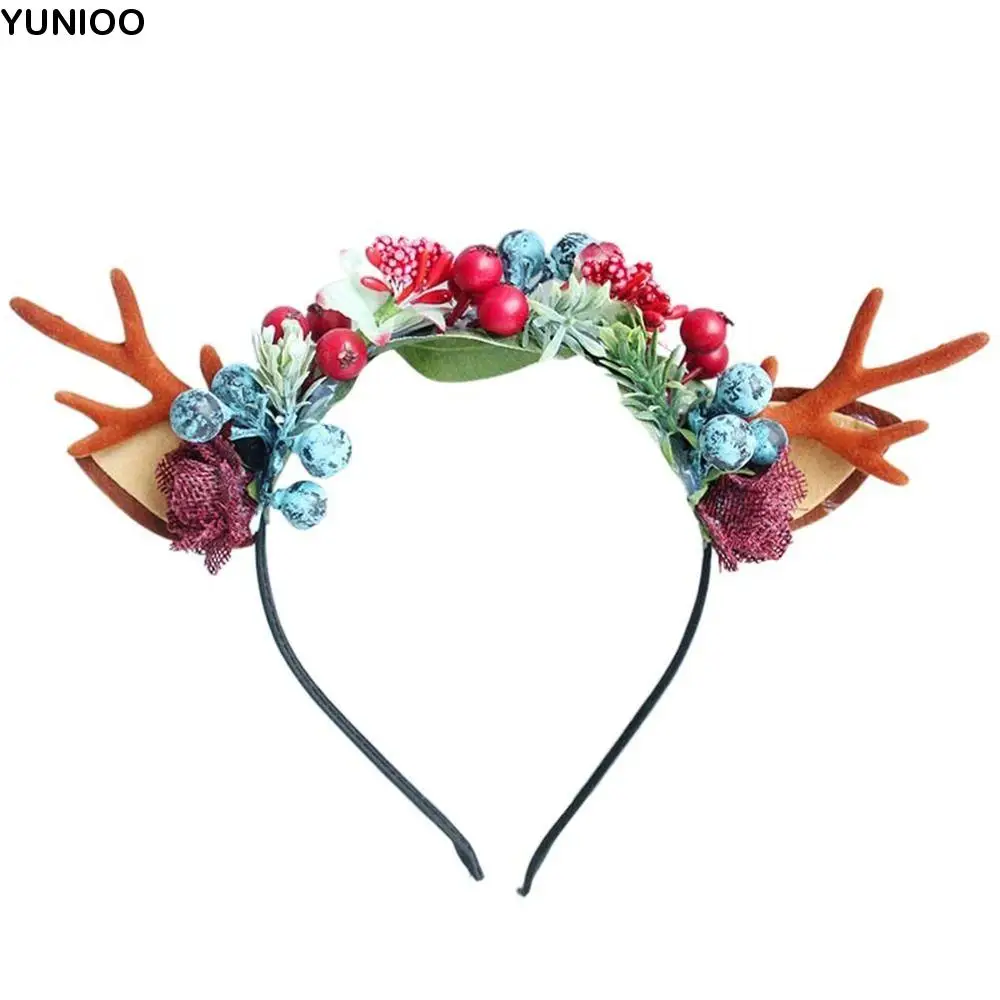 

Headwear For Kids Make Up Flower For Girl For Female Hair Accessories Women Hair Band Korean Style Head Hoop Antlers Headband